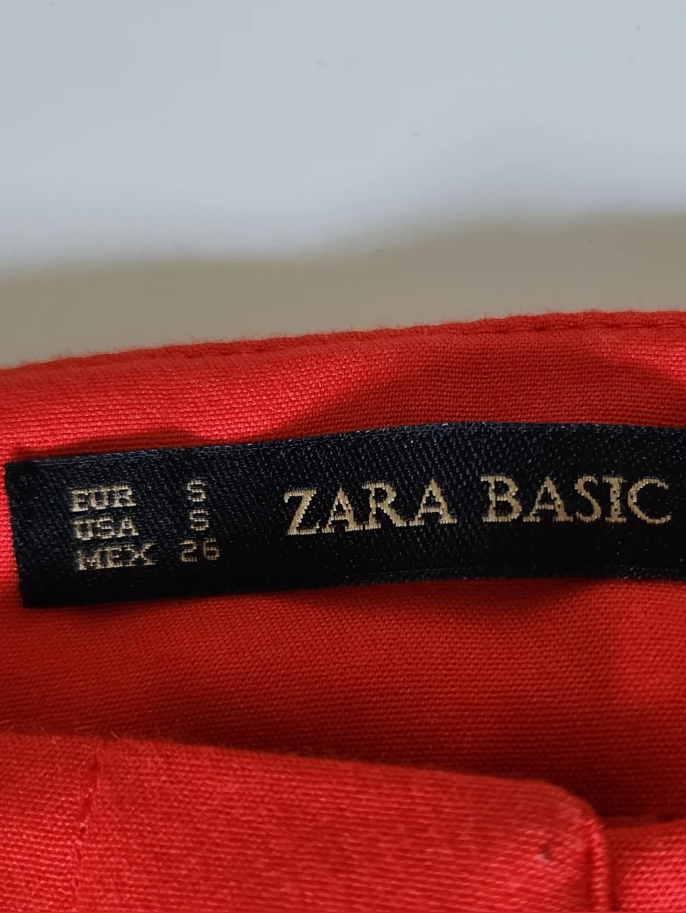 Zara Basic Red Tailored Pants - Picture 7 of 10